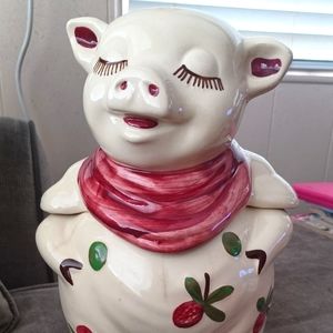 Vintage Rare 1940's Shawnee Smiley Pig Cookie Jar
